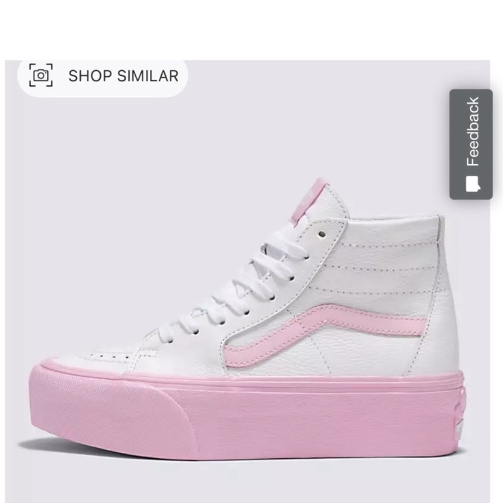 New in hand VANS X BARBIE SK8- NWT 
(NWT
HI TAPERED STACKFORM SHOE $250 - Picture 2 of 6
